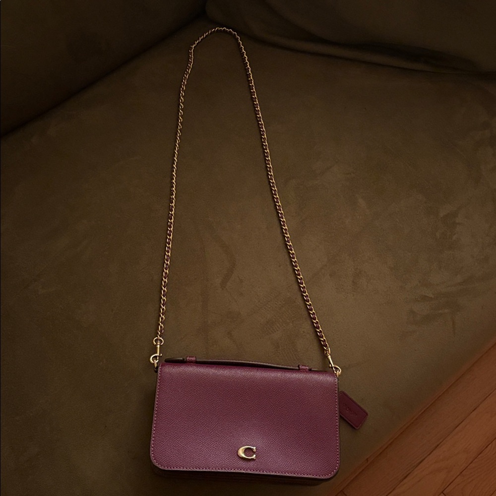 Authentic Coach Purple Crossbody Bag - Picture 10 of 10